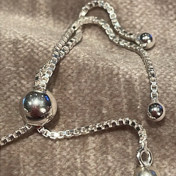 Genuine Green Peridot Sterling Silver 925 Adjustable Bolo Bracelet 5-9.25” - Picture 3 of 5